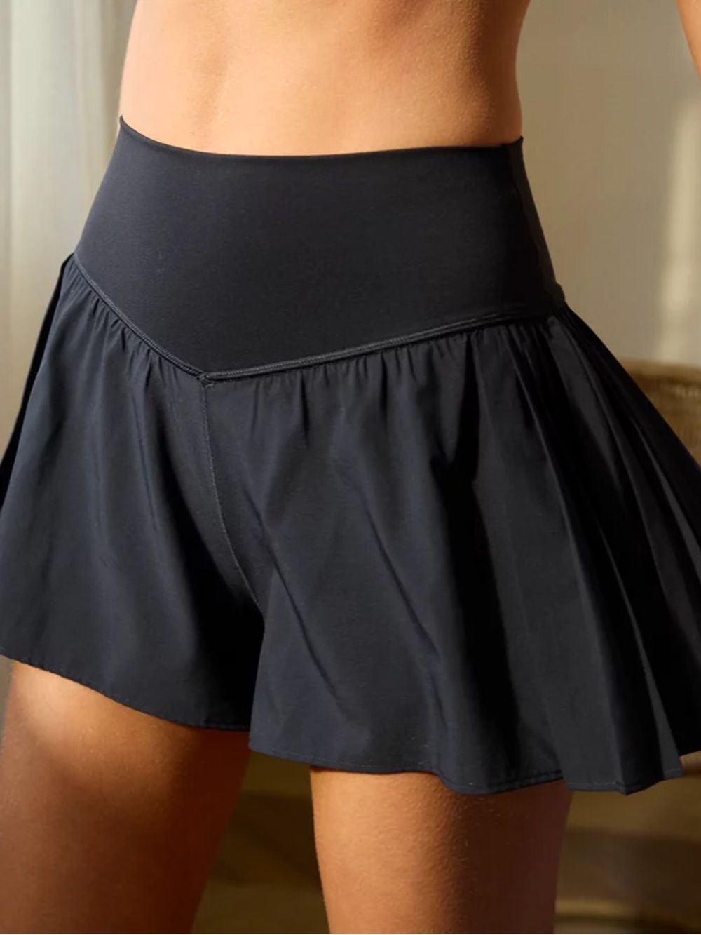 OFFLINE By Aerie Real Me Pleated Flowy Short size XL